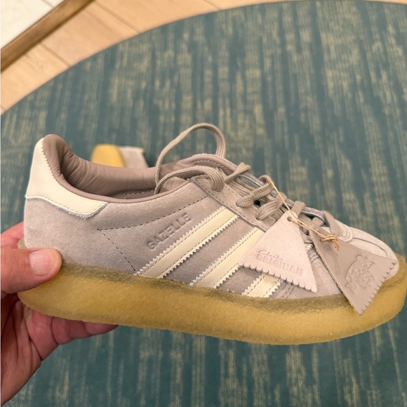 Kith x Adidas x Clark Gazelle Molecule exclusive color Taupe pink size Men 5.5 - Picture 1 of 8
